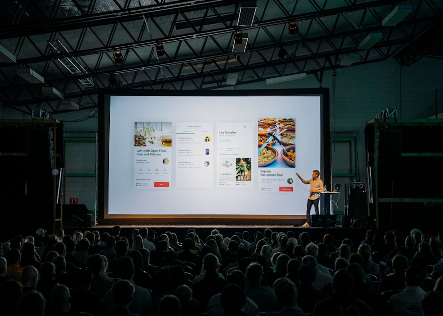 Conference stage